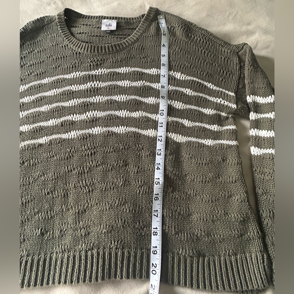 CAbi Olive Sweater - Picture 5 of 6